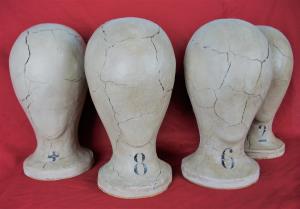 Art Deco Wig Stands